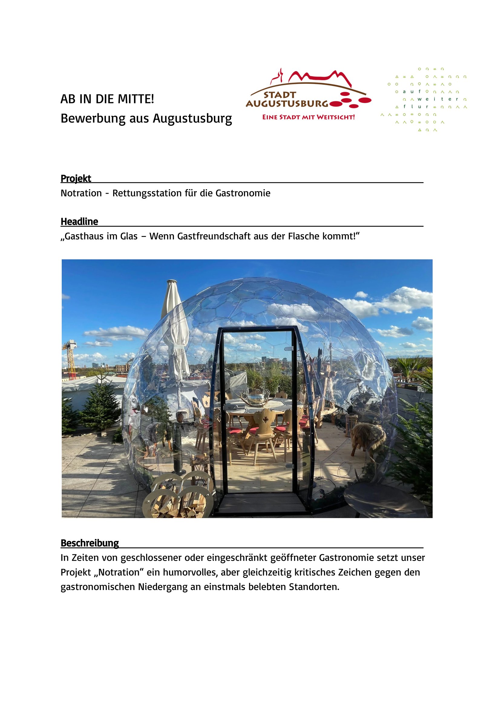 Notration - Rettungsstation für die Gastronomie