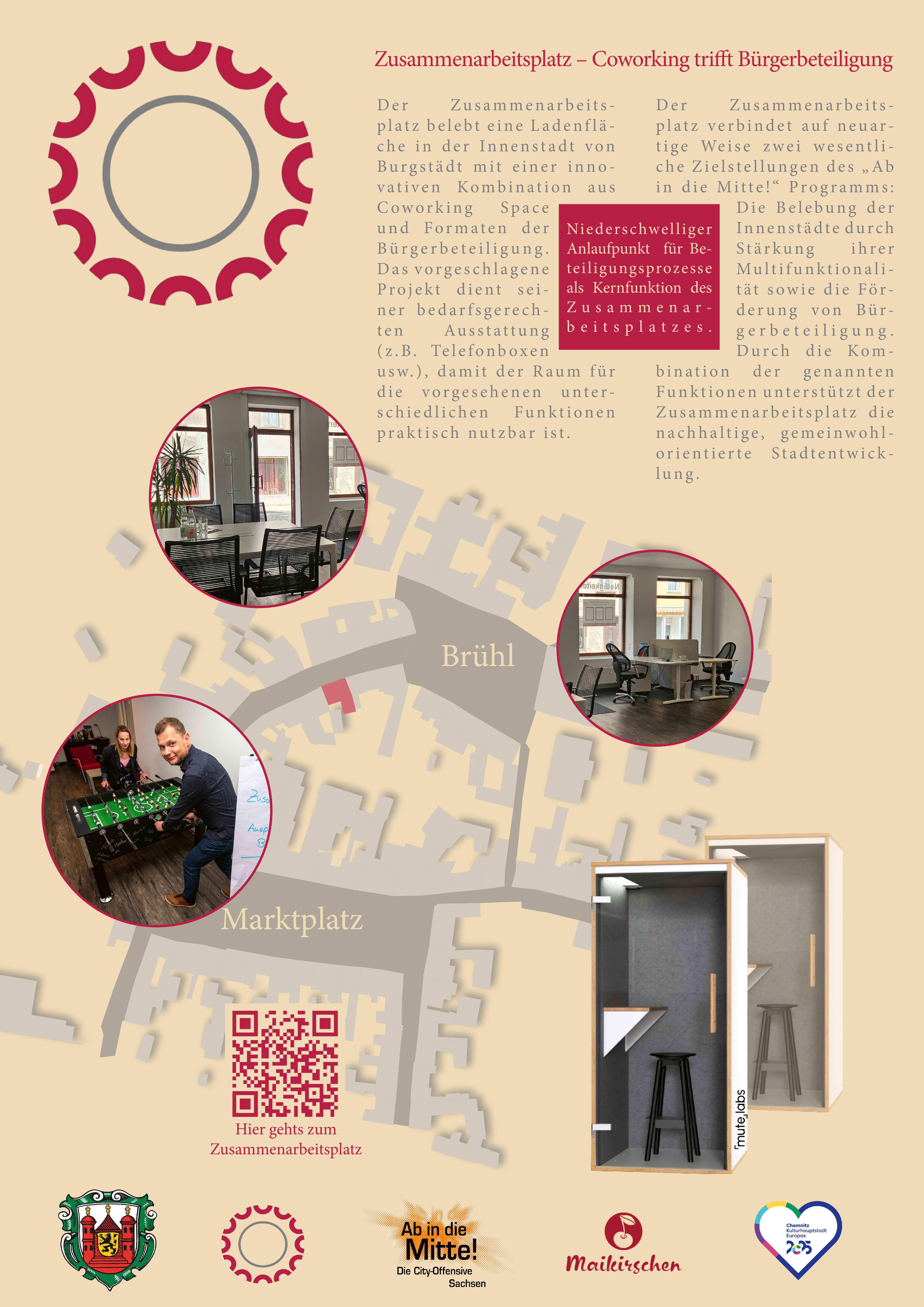 Zusammenarbeitsplatz – Coworking