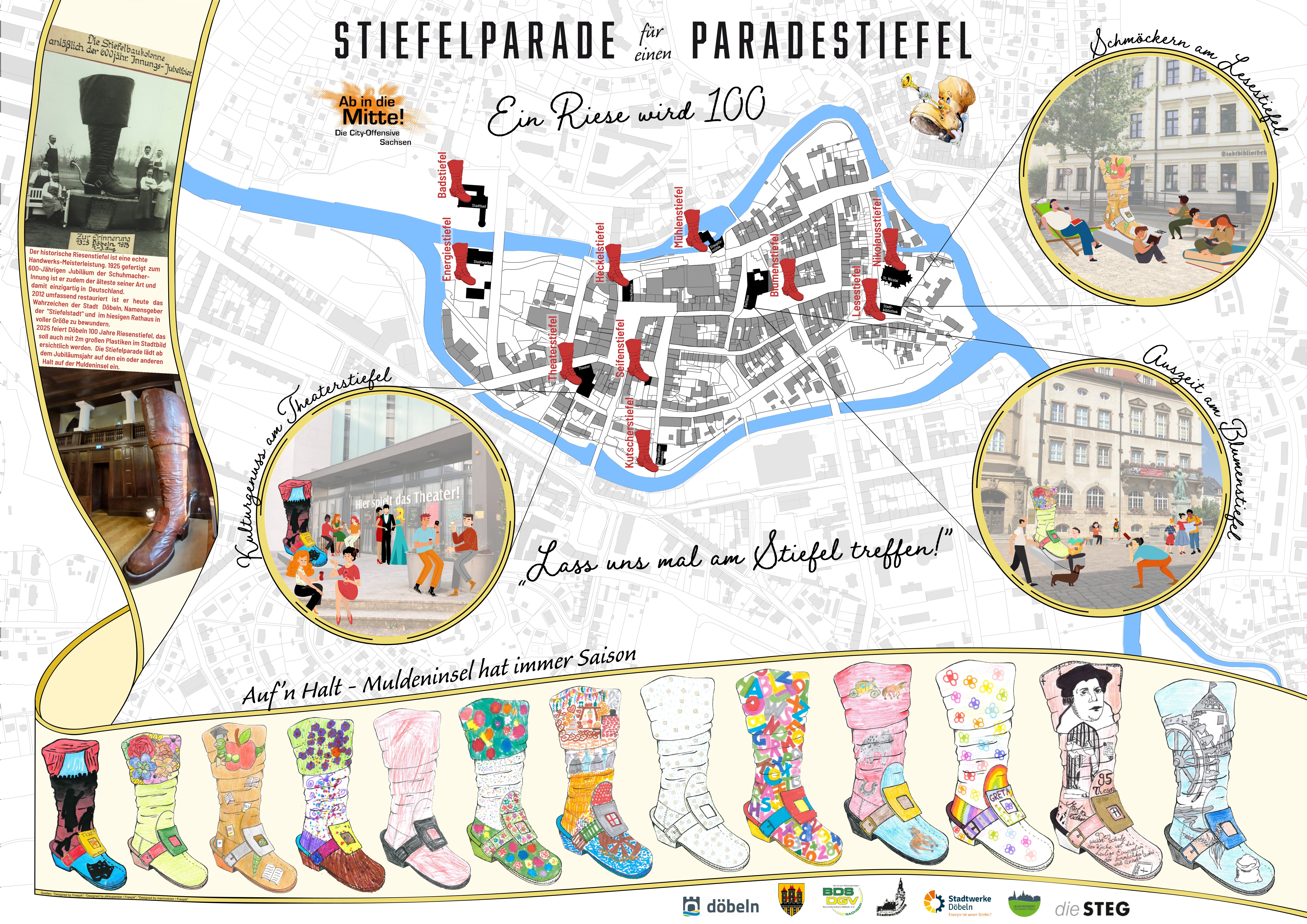 STIEFELPARADE für einen PARADESTIEFEL