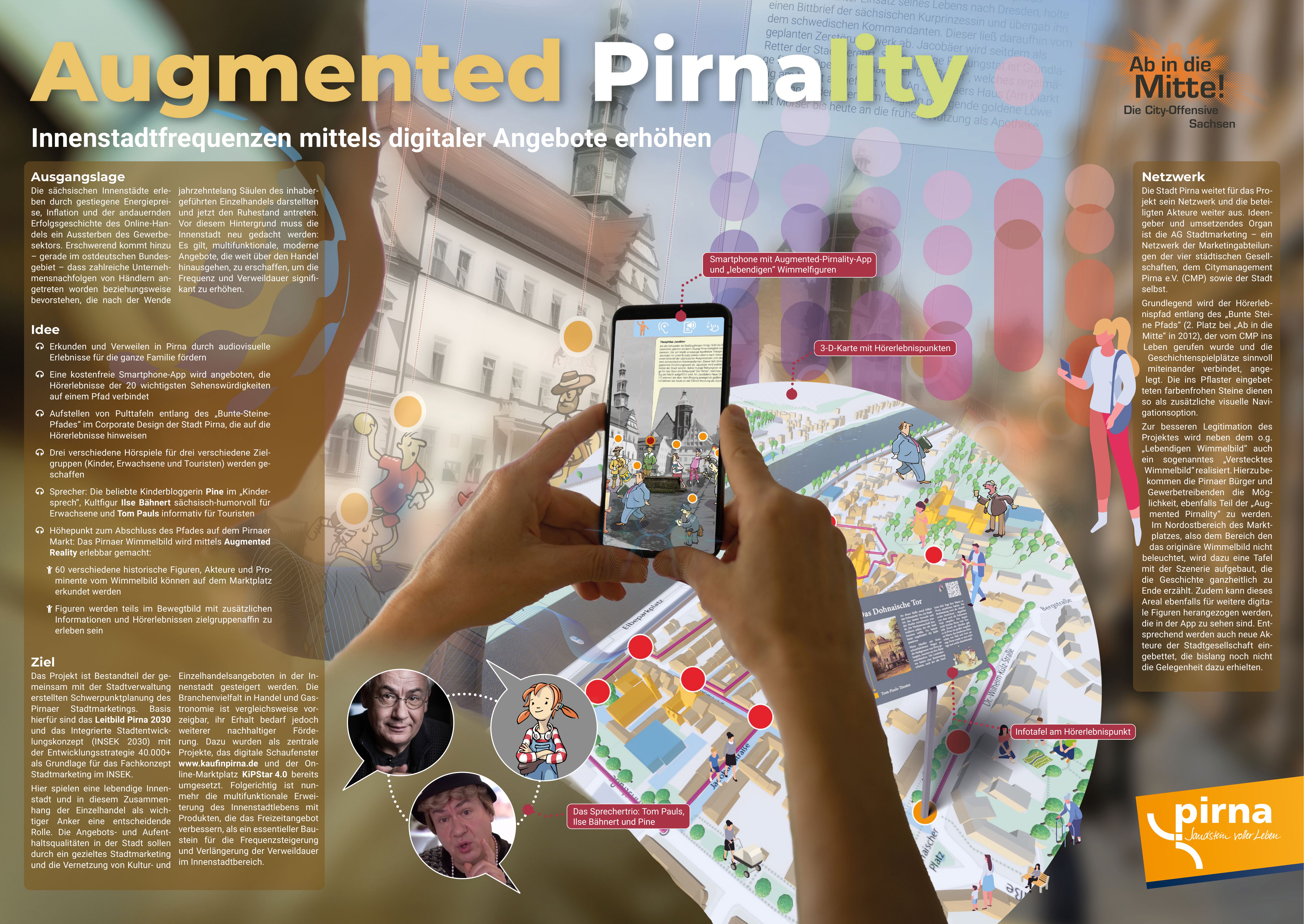 Augmented Pirnality – Innenstadtfrequenzen mittels digitaler Angebote erhöhen