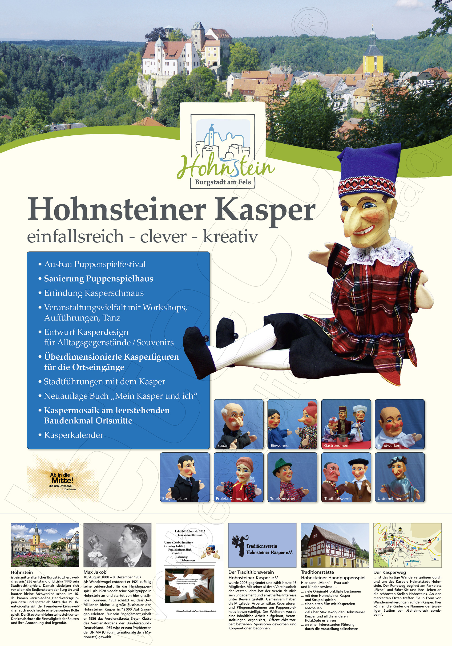 Hohnsteiner Kasper - 
einfallsreich - clever - kreativ