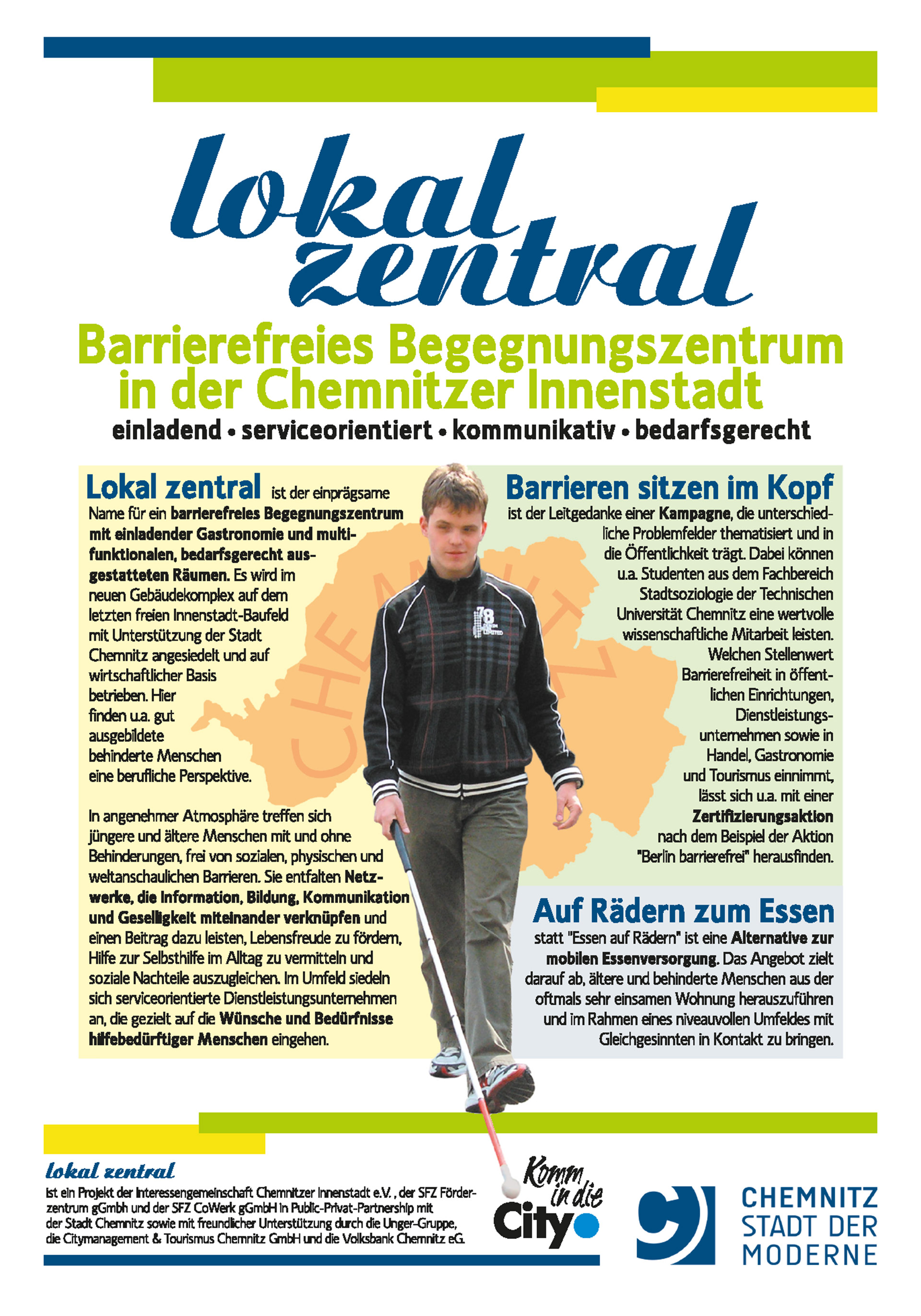 "Lokal zentral" Barrierefreies Begegnungszentrum in der Chemnitzer Innenstadt