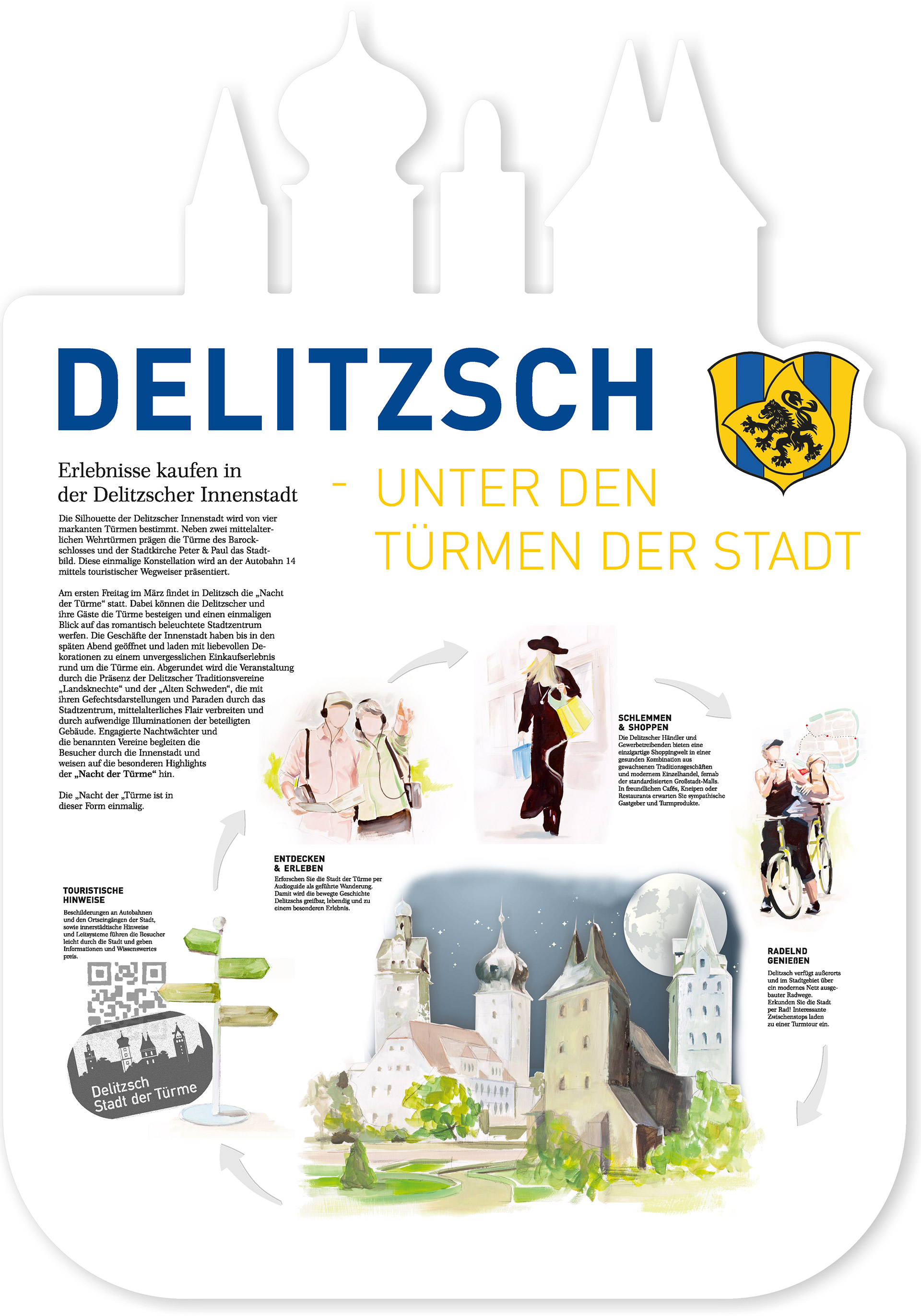 „Unter den Türmen der Stadt“ - Erlebnisse kaufen in der Delitzscher Innenstadt