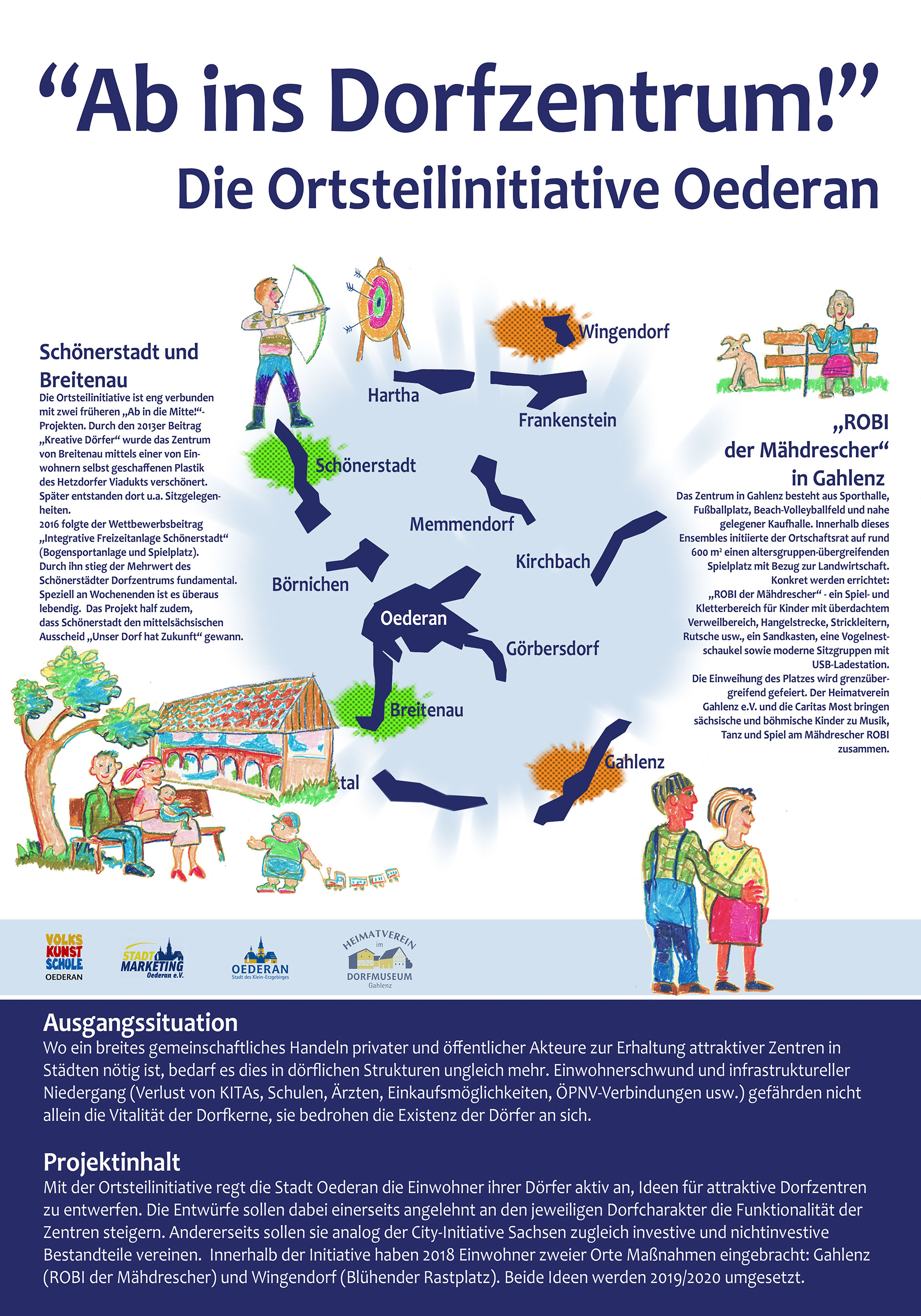 „Ab ins Dorfzentrum!“ – Die Ortsteilinitiative Oederan