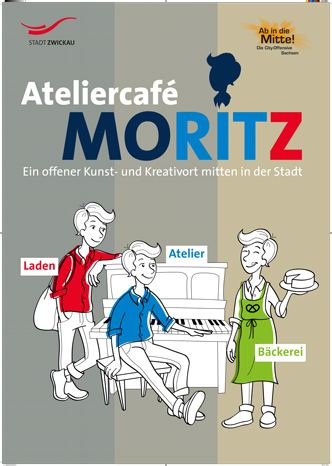 Ateliercafé Moritz - Ein offener Kunst- und Kreativort mitten in der Stadt